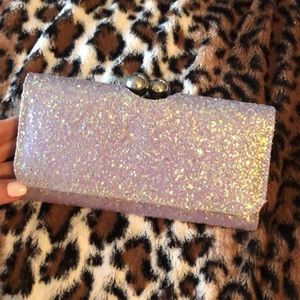Purple Sparkle Clutch